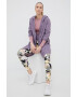 4F Парка дамска в лилаво с преходна изолация - Pepit.bg
