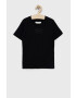 Abercrombie & Fitch Детска тениска в черно с апликация - Pepit.bg