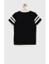 Abercrombie & Fitch Детска тениска в черно с принт - Pepit.bg