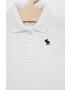 Abercrombie & Fitch Детска тениска с яка в бяло - Pepit.bg