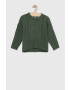 Abercrombie & Fitch Детски пуловер в зелено от лека материя - Pepit.bg