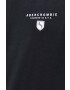 Abercrombie & Fitch Памучна тениска в черно с принт - Pepit.bg