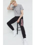 Abercrombie & Fitch Памучна тениска в сиво - Pepit.bg