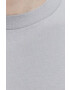 Abercrombie & Fitch Памучна тениска в сиво - Pepit.bg