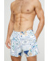 Abercrombie & Fitch Плувни шорти в бяло - Pepit.bg