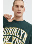 Abercrombie & Fitch Суичър в зелено с принт - Pepit.bg