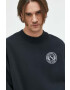 Abercrombie & Fitch Суичър в черно с принт - Pepit.bg