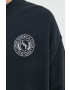 Abercrombie & Fitch Суичър в черно с принт - Pepit.bg