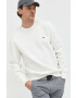 Abercrombie & Fitch Суичър в бежово с изчистен дизайн - Pepit.bg
