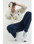 Abercrombie & Fitch Суичър в бежово с принт - Pepit.bg