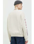 Abercrombie & Fitch Суичър в бежово с принт - Pepit.bg