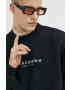Abercrombie & Fitch Суичър в черно с апликация - Pepit.bg