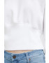 Abercrombie & Fitch Суичър в бяло с изчистен дизайн - Pepit.bg