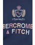 Abercrombie & Fitch Суичър в тъмносиньо с апликация - Pepit.bg
