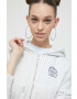 Abercrombie & Fitch Суичър в сиво с качулка меланж на - Pepit.bg