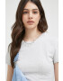 Abercrombie & Fitch Тениска в сиво - Pepit.bg