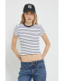 Abercrombie & Fitch Тениска в бяло - Pepit.bg
