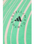 adidas by Stella McCartney Памучен суичър в зелено с десен - Pepit.bg