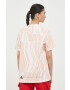 adidas by Stella McCartney Памучна тениска в оранжево - Pepit.bg