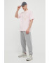 adidas by Stella McCartney Памучна тениска в розово с принт - Pepit.bg