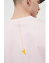 adidas by Stella McCartney Памучна тениска в розово с принт - Pepit.bg