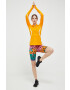 adidas by Stella McCartney Суичър за джогинг TruePace в жълто с качулка с принт - Pepit.bg