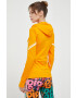 adidas by Stella McCartney Суичър за джогинг TruePace в жълто с качулка с принт - Pepit.bg