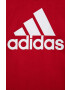 adidas Детска памучна тениска U BL в червено с принт - Pepit.bg
