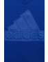 adidas Детска памучна тениска U FI в синьо с апликация - Pepit.bg