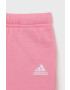 adidas Детски анцуг в розово - Pepit.bg