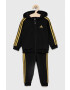 adidas Детски анцуг I 3S SHINY в черно - Pepit.bg