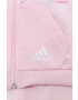 adidas Детски анцуг I BLUV SHINY в розово - Pepit.bg