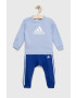 adidas Детски анцуг I BOS LOGO в синьо - Pepit.bg