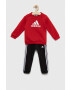 adidas Детски анцуг I BOS LOGO в червено - Pepit.bg