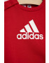 adidas Детски анцуг I BOS LOGO в червено - Pepit.bg