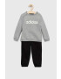adidas Детски анцуг I LIN FL в сиво - Pepit.bg