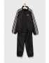 adidas Детски анцуг U WV в черно - Pepit.bg