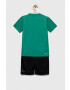 adidas Детски комплект U TR-ES 3S в зелено - Pepit.bg