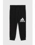 adidas Детски спортен панталон U BL в черно с принт - Pepit.bg