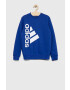 adidas Детски суичър LK в синьо с принт - Pepit.bg