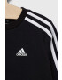 adidas Детски суичър LK 3S FL в черно с апликация - Pepit.bg