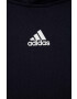 adidas Детски суичър U 3S CB HOODIE в тъмносиньо с качулка с десен - Pepit.bg