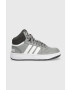 adidas Originals Детски маратонки HOOPS MID 3.0 K в сиво - Pepit.bg