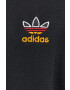 adidas Originals Памучен суичър в черно с качулка с апликация - Pepit.bg