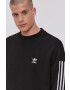 adidas Originals Памучен суичър H41315 в черно с принт - Pepit.bg