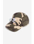 adidas Originals Памучна шапка с козирка Camo Baseball Cap в зелено с десен - Pepit.bg