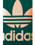 adidas Originals Памучна тениска в зелено с принт - Pepit.bg