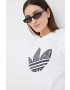 adidas Originals Памучна тениска Trefoil Moments HB9436 в бяло - Pepit.bg