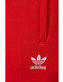 adidas Originals Панталон HG3904 Adicolor Essentials Trefoil Pants мъжки в червено с изчистен дизайн - Pepit.bg