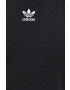 adidas Originals Рокля HC2039 в черно къс модел с кройка по тялото - Pepit.bg